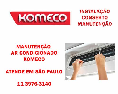 Manutenção ar condicionado Komeco